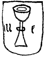 Wappen im Siegel des Erhard Kastner 1473