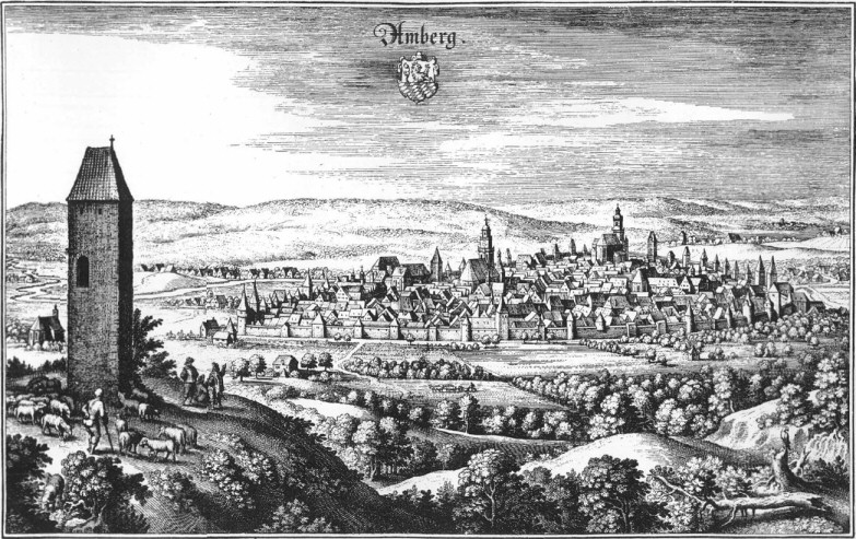 Amberg, Topographia Bavariae