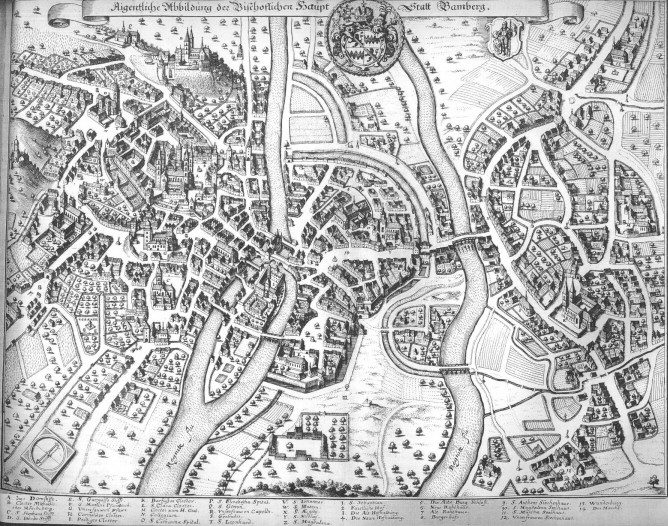 Bamberg, Topographia Franconiae