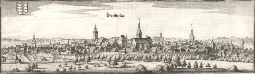 Bretten, Topographia Palatinatus Rheni