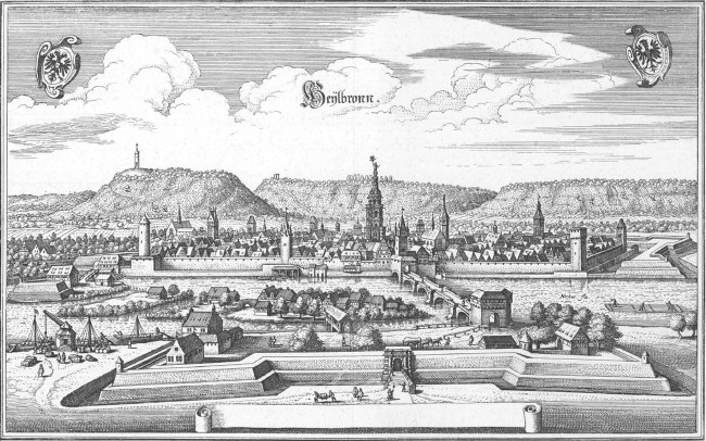 Heilbronn, Topographia Sueviae