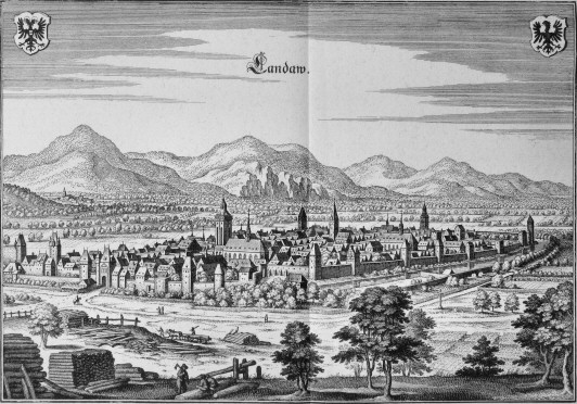 Landau, Topographia Alsatiae