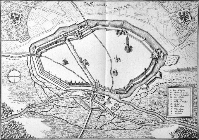 Schlettstadt, Topographia Alsatiae