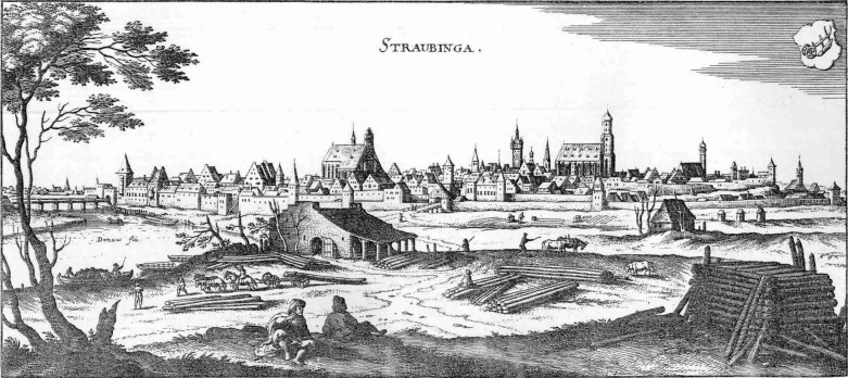 Straubing, Topographia Bavariae