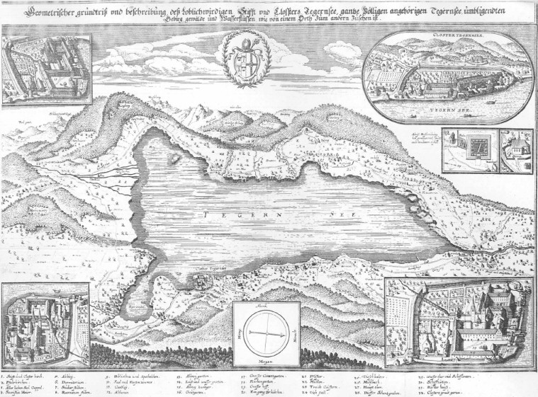 Kloster Tegernsee, Topographia Bavariae