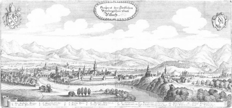 Villach, Topographia Provinciarum Austriacarum